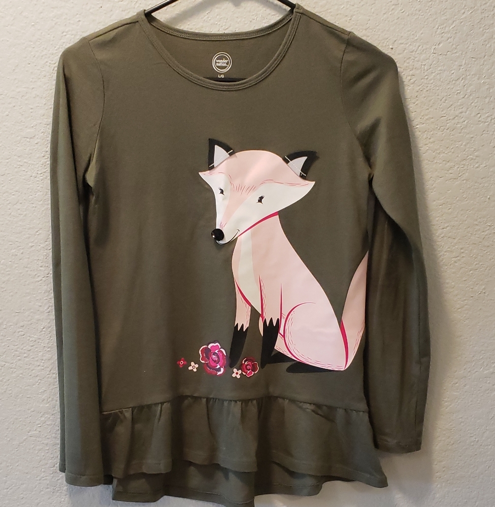 Girls Long Sleeve Blouse Size L/G (10-12)